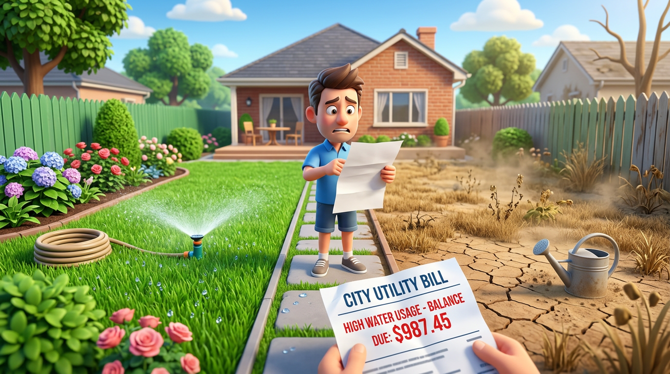 People want green lawns but hate high water bills.