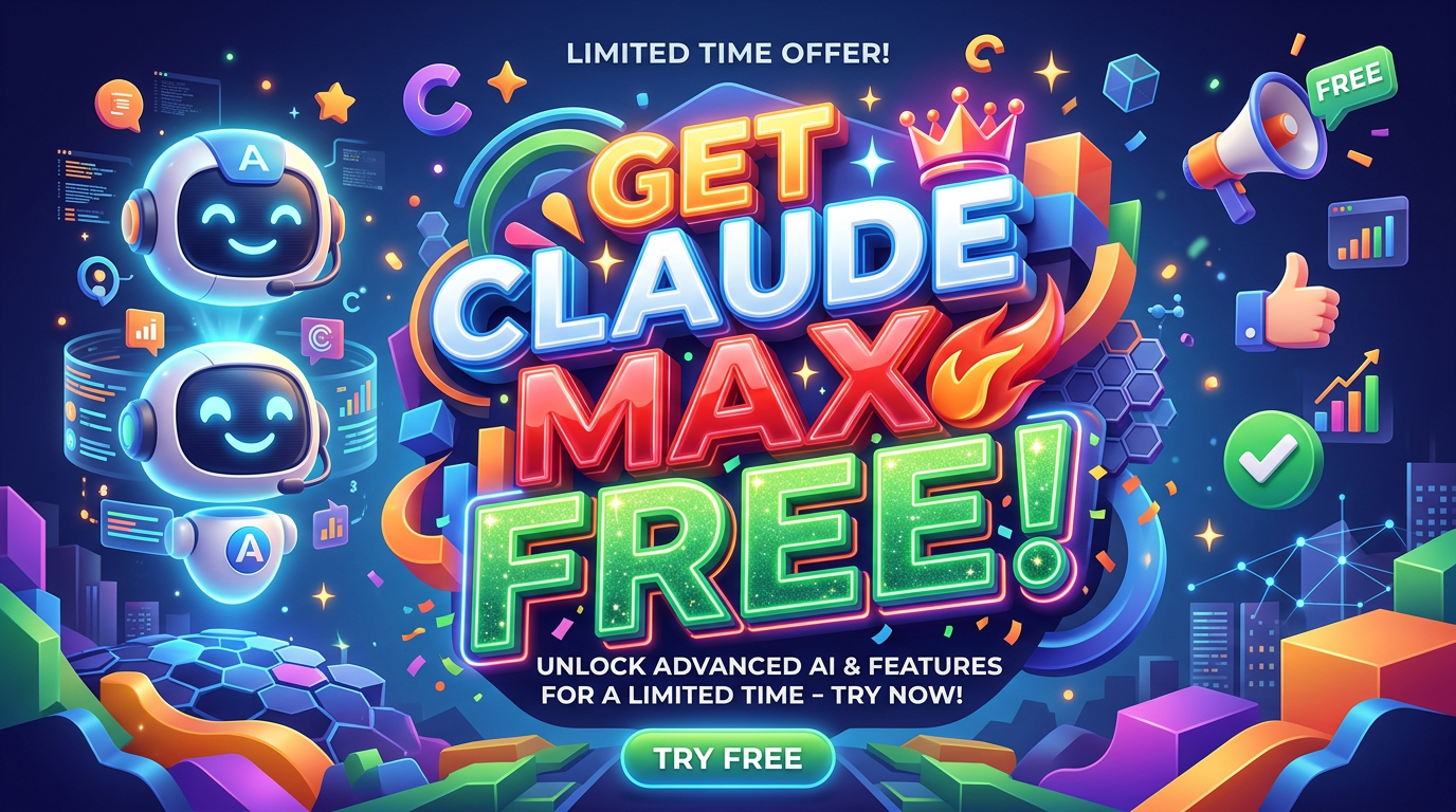Get Claude Max (Worth ₹1 Lakh) for FREE 
