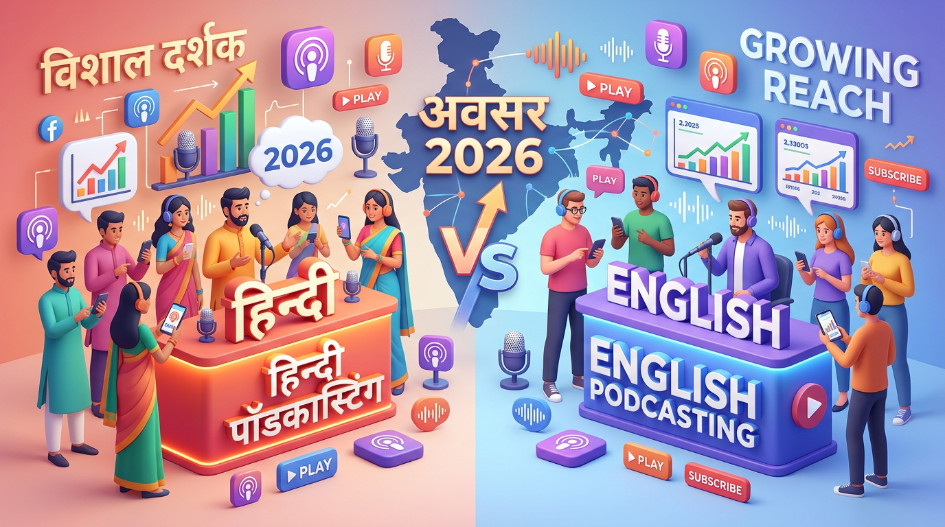 Why Hindi Podcasting is a Bigger Opportunity Than English Podcasting