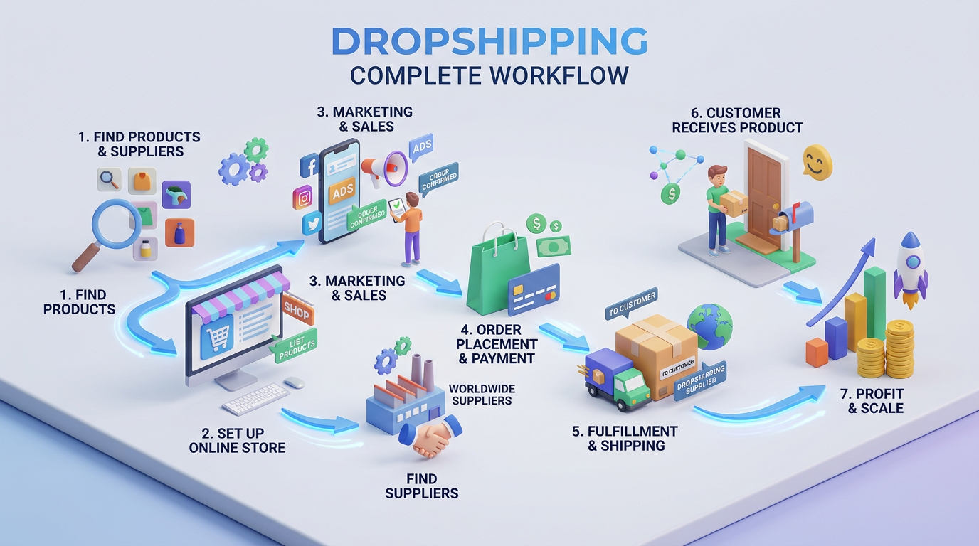 How Dropshipping Works