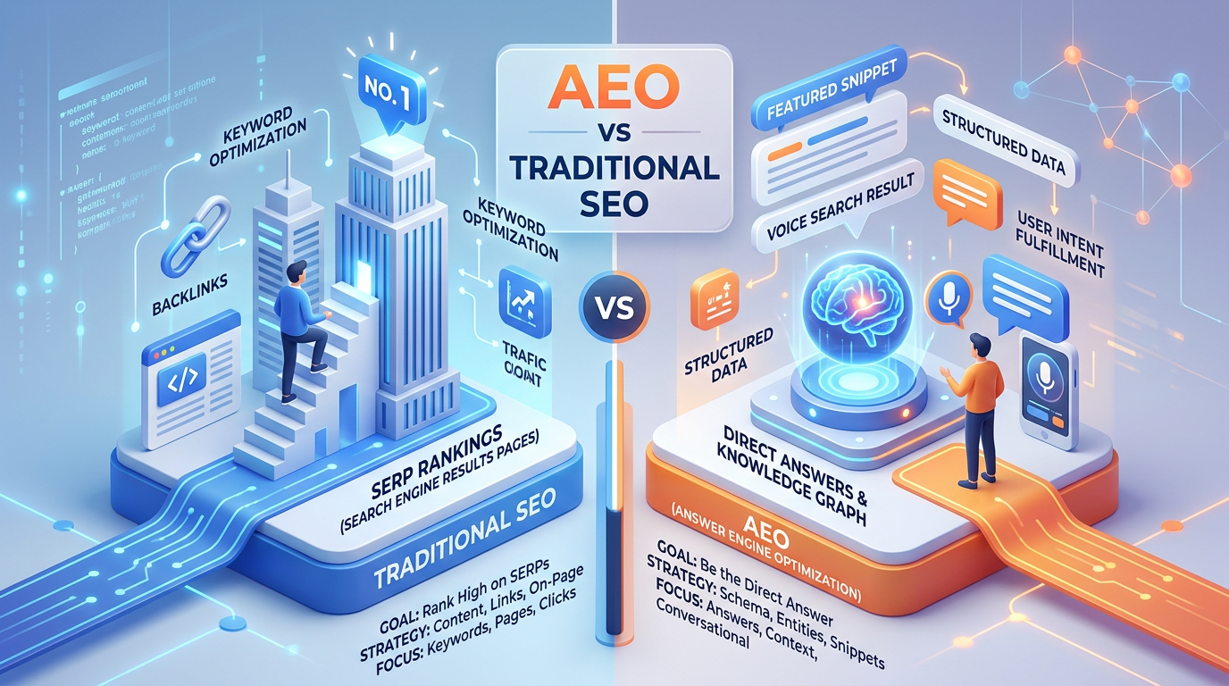 How AEO is different from traditional SEO